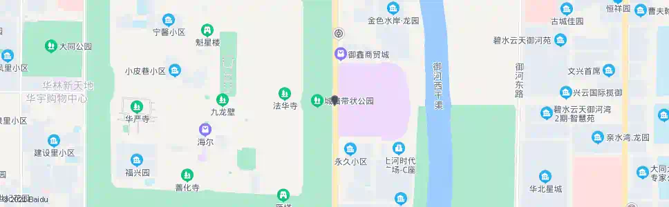 大同御河西路_公交站地图_大同公交_妙搜公交查询2025