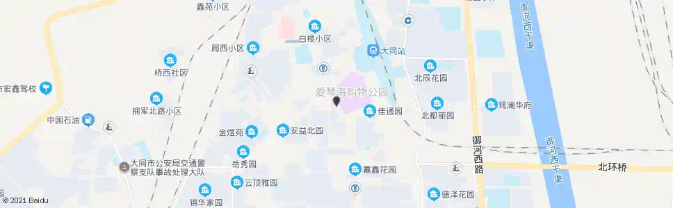 大同武定北路魏都大道口_公交站地图_大同公交_妙搜公交查询2025