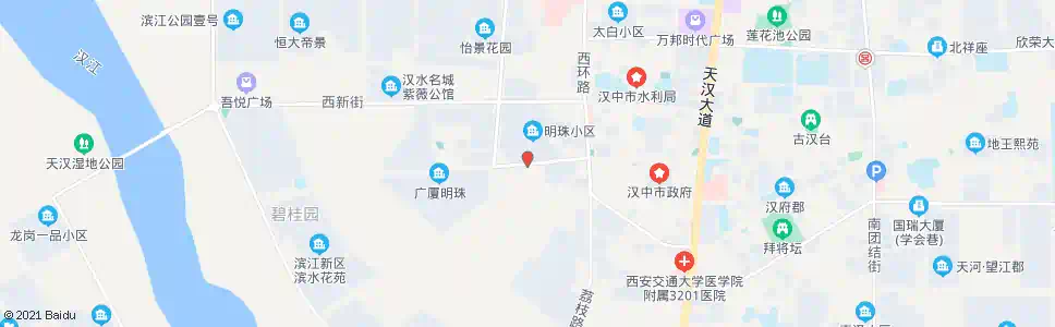 汉中民主街西段_公交站地图_汉中公交_妙搜公交查询2025