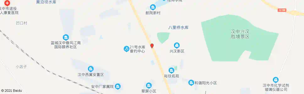 汉中二十一号信箱_公交站地图_汉中公交_妙搜公交查询2025