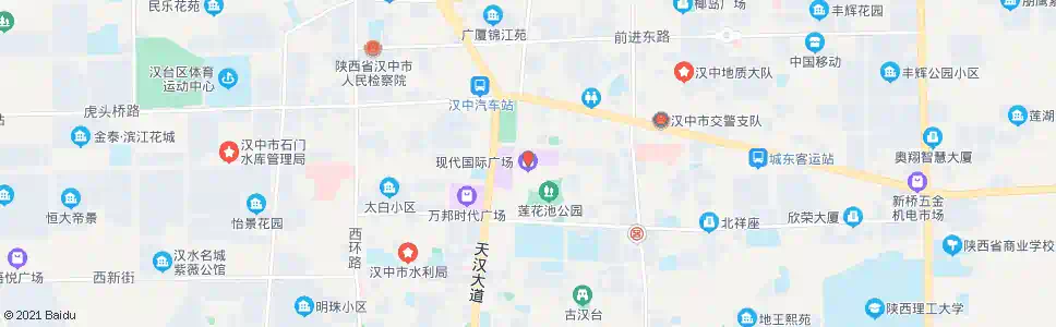 汉中现代国际广场_公交站地图_汉中公交_妙搜公交查询2025