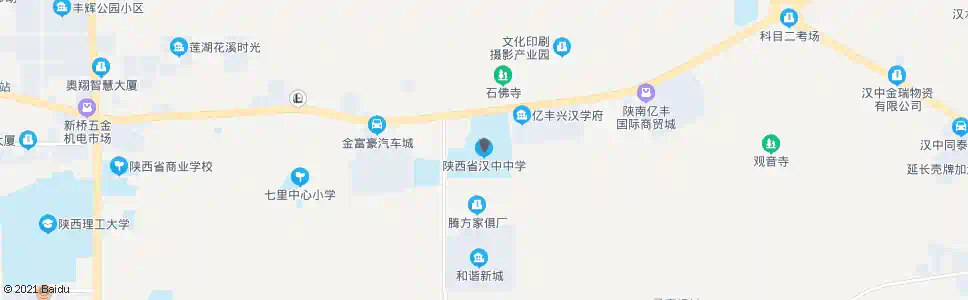 汉中汉中卫校_公交站地图_汉中公交_妙搜公交查询2025