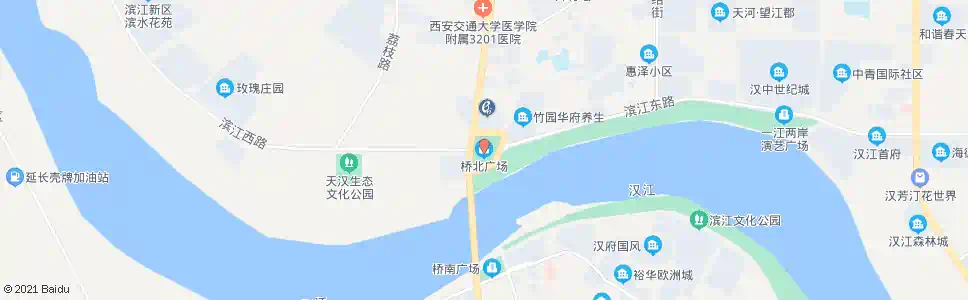 汉中桥北广场(临时添加)_公交站地图_汉中公交_妙搜公交查询2025