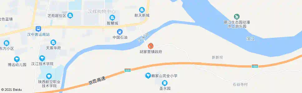 汉中胡家营乡_公交站地图_汉中公交_妙搜公交查询2025