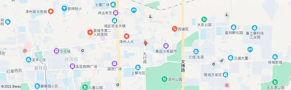 晋城东街派出所_公交站地图_晋城公交_妙搜公交查询2025