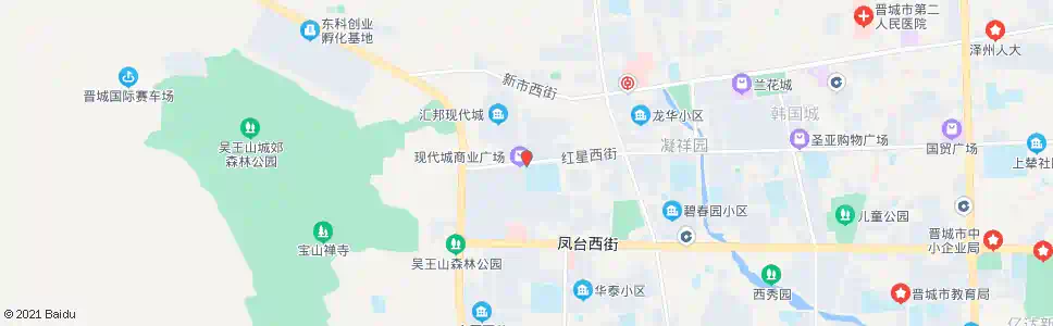 晋城红星西街延伸段_公交站地图_晋城公交_妙搜公交查询2025