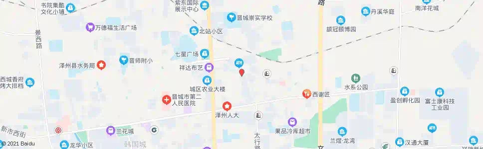 晋城新太行购物中心_公交站地图_晋城公交_妙搜公交查询2025
