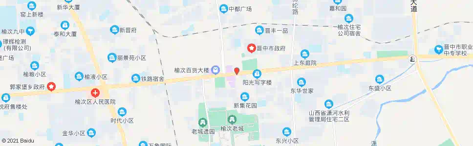 晋中洁珲珠宝名店_公交站地图_晋中公交_妙搜公交查询2025