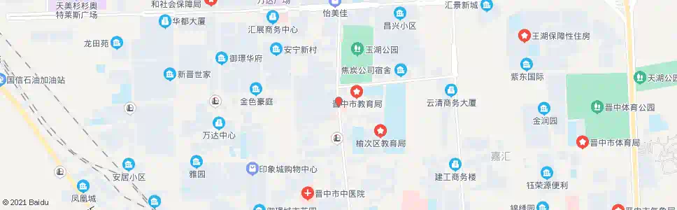 晋中晋中眼科医院(仁信医院)_公交站地图_晋中公交_妙搜公交查询2025