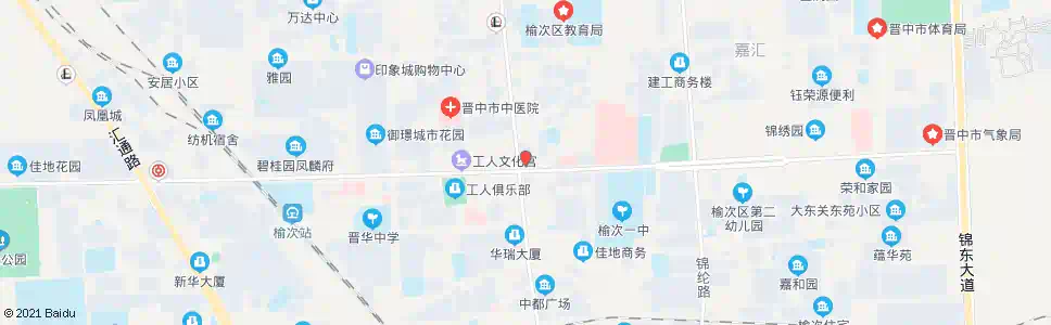 晋中工商大厦_公交站地图_晋中公交_妙搜公交查询2025