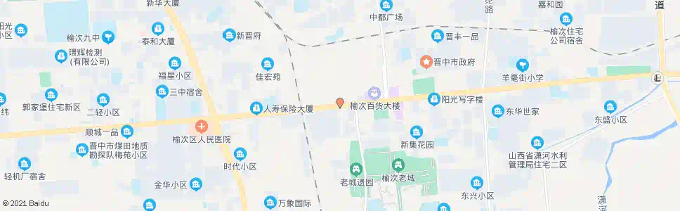 晋中颐景国际大酒店_公交站地图_晋中公交_妙搜公交查询2025