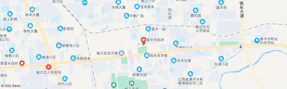 晋中晋阳街长治路口_公交站地图_晋中公交_妙搜公交查询2025