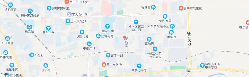 晋中市委宿舍_公交站地图_晋中公交_妙搜公交查询2025