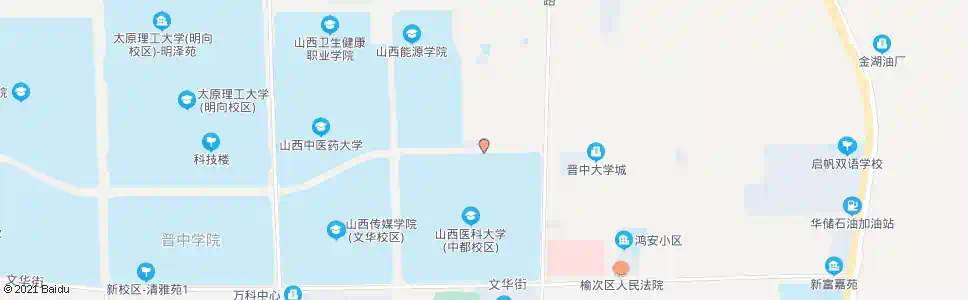 晋中山西医科大学新校区北门_公交站地图_晋中公交_妙搜公交查询2025