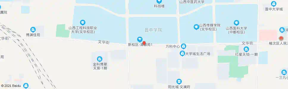 晋中晋中学院_公交站地图_晋中公交_妙搜公交查询2025