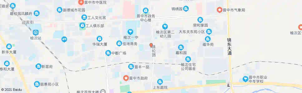 晋中建委宿舍_公交站地图_晋中公交_妙搜公交查询2025