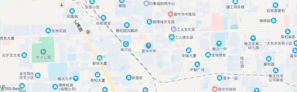 晋中晋华中学_公交站地图_晋中公交_妙搜公交查询2025
