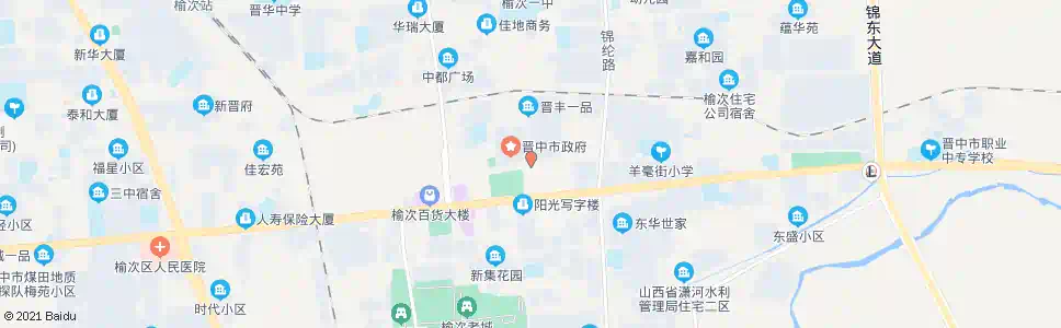 晋中新华街_公交站地图_晋中公交_妙搜公交查询2025