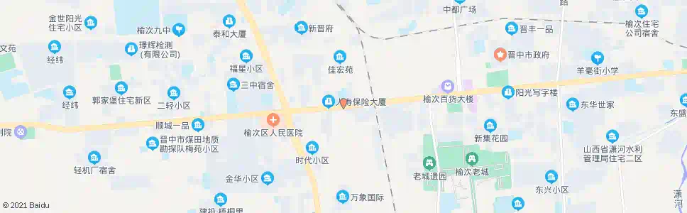 晋中榆次十中_公交站地图_晋中公交_妙搜公交查询2025