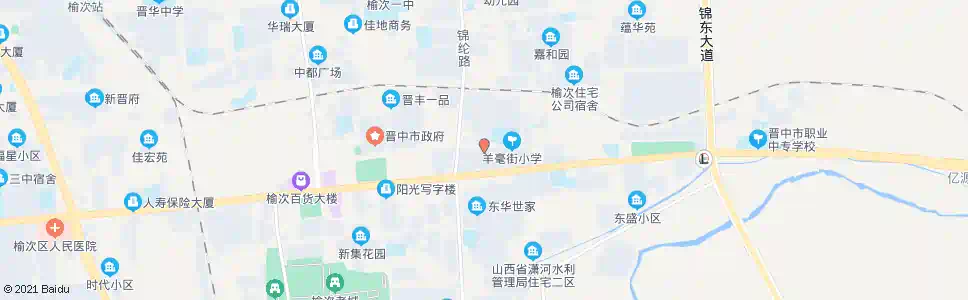 晋中上东庭院_公交站地图_晋中公交_妙搜公交查询2025