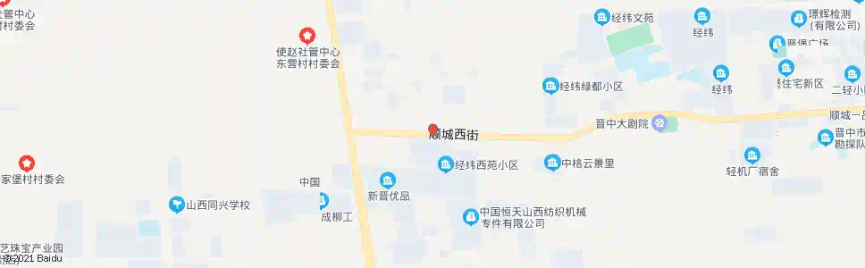 晋中经纬二生活区_公交站地图_晋中公交_妙搜公交查询2025