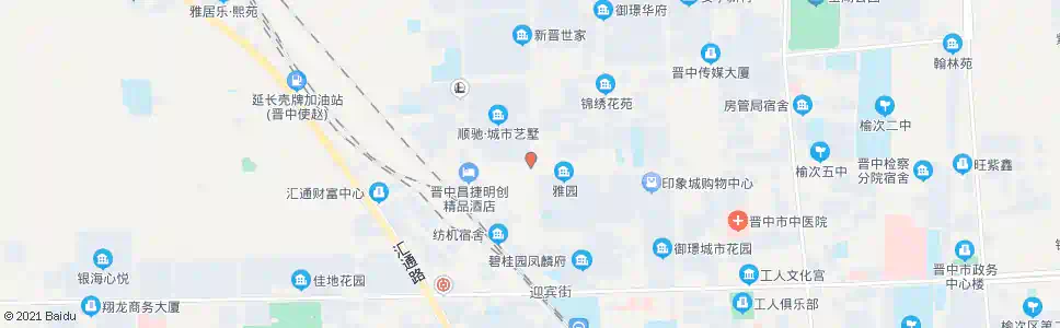 晋中工行牡丹支行_公交站地图_晋中公交_妙搜公交查询2025