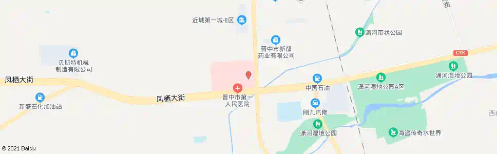 晋中晋中一院_公交站地图_晋中公交_妙搜公交查询2025
