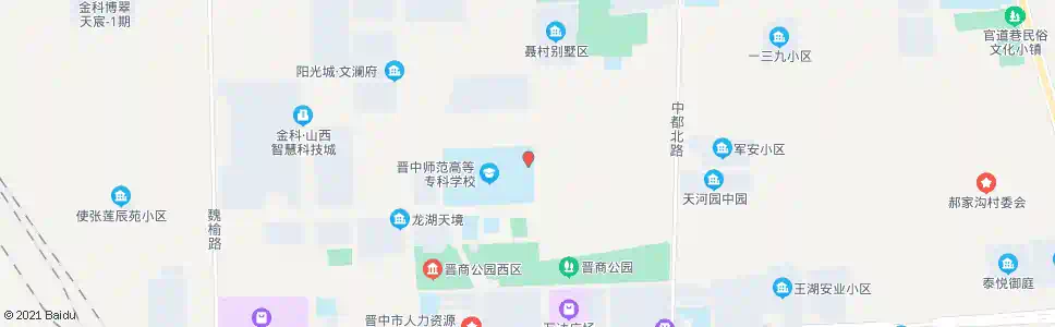 晋中晋中师院_公交站地图_晋中公交_妙搜公交查询2025