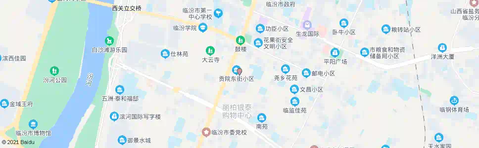 临汾贡院街西口_公交站地图_临汾公交_妙搜公交查询2025