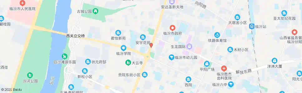 临汾鼓楼北_公交站地图_临汾公交_妙搜公交查询2025