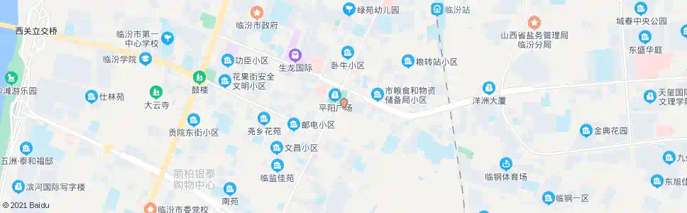 临汾广场通运市场_公交站地图_临汾公交_妙搜公交查询2025