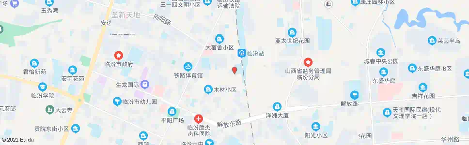 临汾迎春街口(北)_公交站地图_临汾公交_妙搜公交查询2025