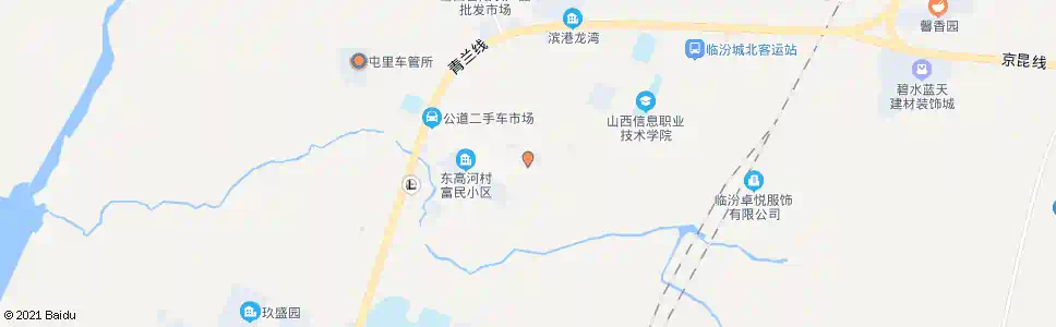 临汾北焦堡(屯里镇政府)_公交站地图_临汾公交_妙搜公交查询2025