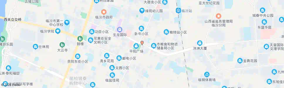 临汾花果城饭店_公交站地图_临汾公交_妙搜公交查询2025