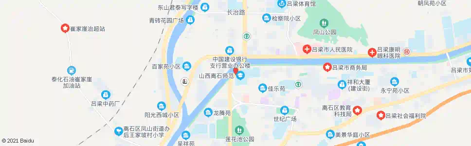 吕梁离石师范_公交站地图_吕梁公交_妙搜公交查询2025