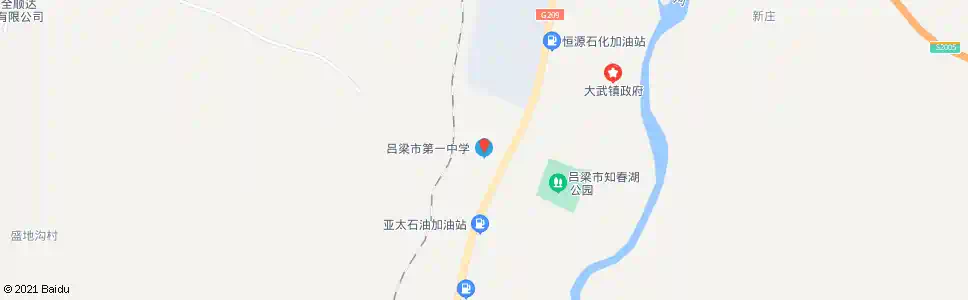 吕梁区第一中学_公交站地图_吕梁公交_妙搜公交查询2025