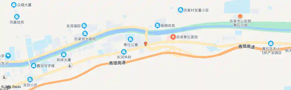 吕梁高速东口_公交站地图_吕梁公交_妙搜公交查询2025