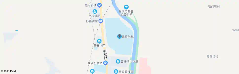 吕梁吕梁学院_公交站地图_吕梁公交_妙搜公交查询2025