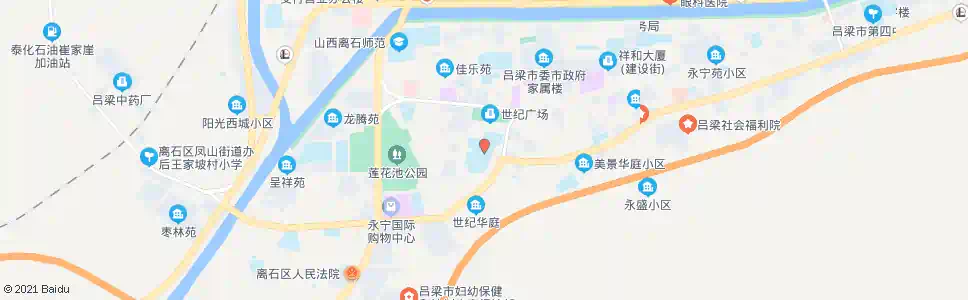 吕梁贺昌中学(东校区)_公交站地图_吕梁公交_妙搜公交查询2025