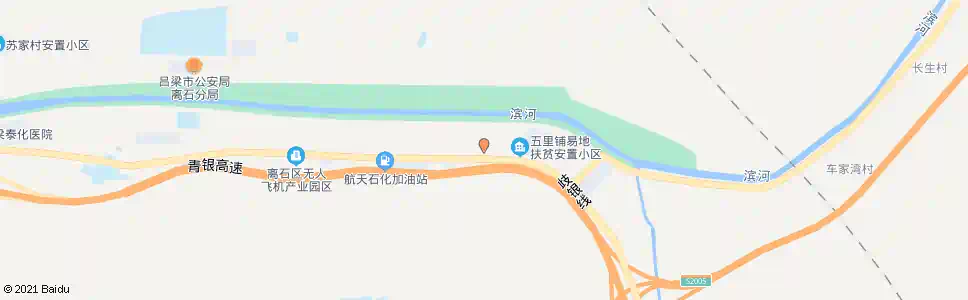 吕梁五里铺_公交站地图_吕梁公交_妙搜公交查询2025