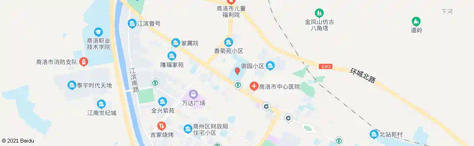 商洛二中_公交站地图_商洛公交_妙搜公交查询2025