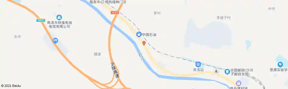 商洛大面河桥_公交站地图_商洛公交_妙搜公交查询2025