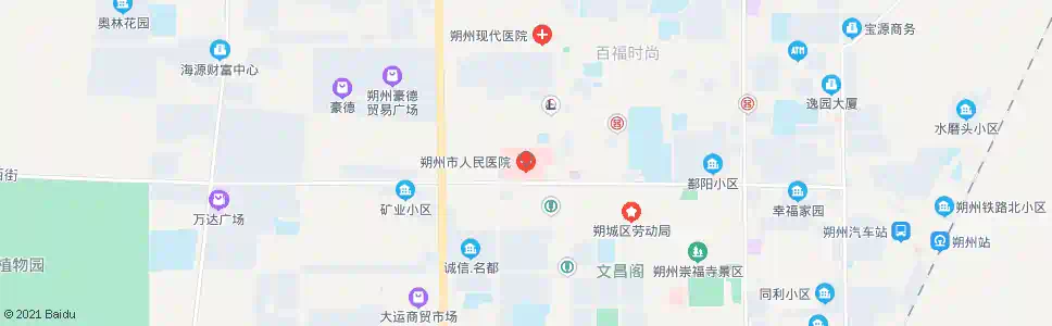 朔州城区医院_公交站地图_朔州公交_妙搜公交查询2025