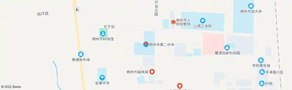 朔州城区二中_公交站地图_朔州公交_妙搜公交查询2025