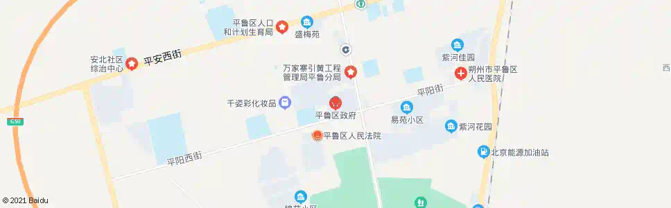 朔州平鲁区政府_公交站地图_朔州公交_妙搜公交查询2025
