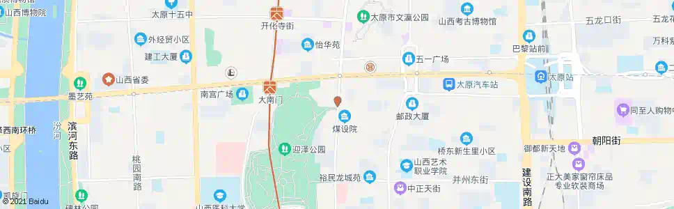 太原青年路中段_公交站地图_太原公交_妙搜公交查询2025