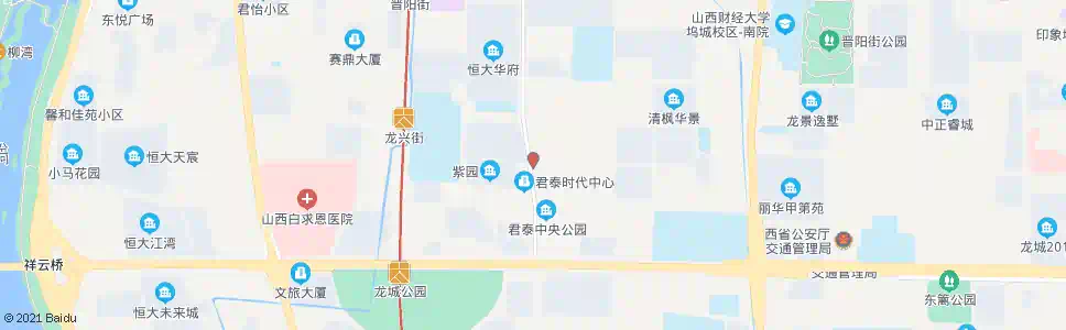 太原体育路中心街口_公交站地图_太原公交_妙搜公交查询2025