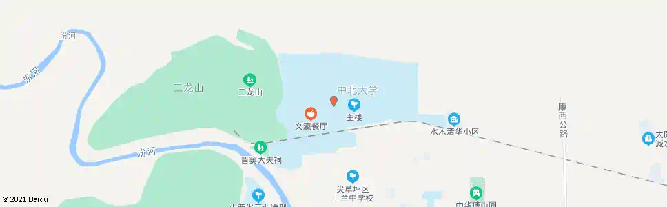 太原中北大学_公交站地图_太原公交_妙搜公交查询2025