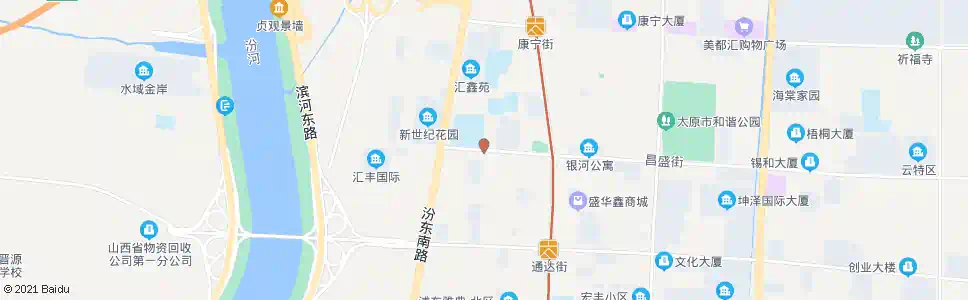 太原昌盛西街_公交站地图_太原公交_妙搜公交查询2025