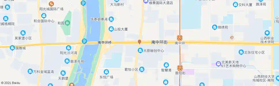 太原平阳路南中环街口_公交站地图_太原公交_妙搜公交查询2025